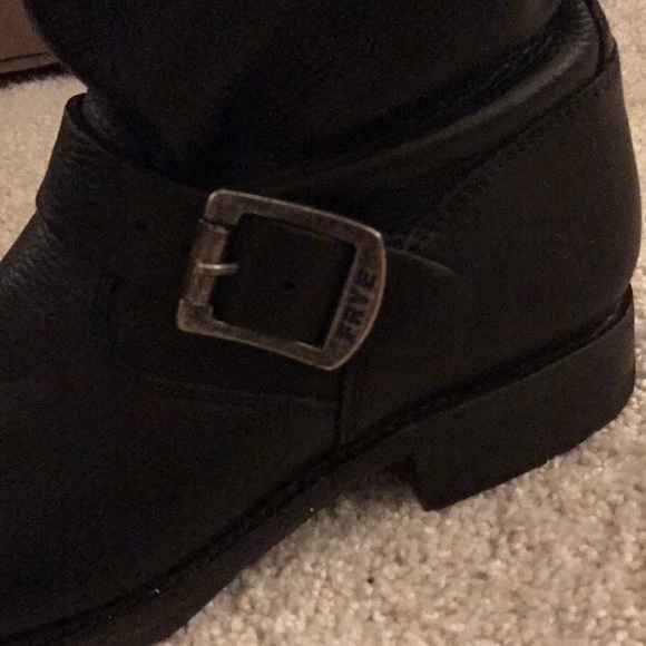 Frye Boots- Veronica Short in Black - Picture 4 of 6